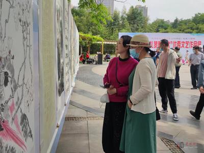 渭城區舉辦“喜迎二十大 禮贊新時代”優秀文藝作品展暨文化藝術交流活動